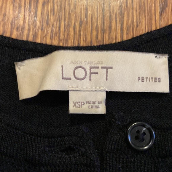 Loft petite lace front cardigan sweater - Picture 3 of 4